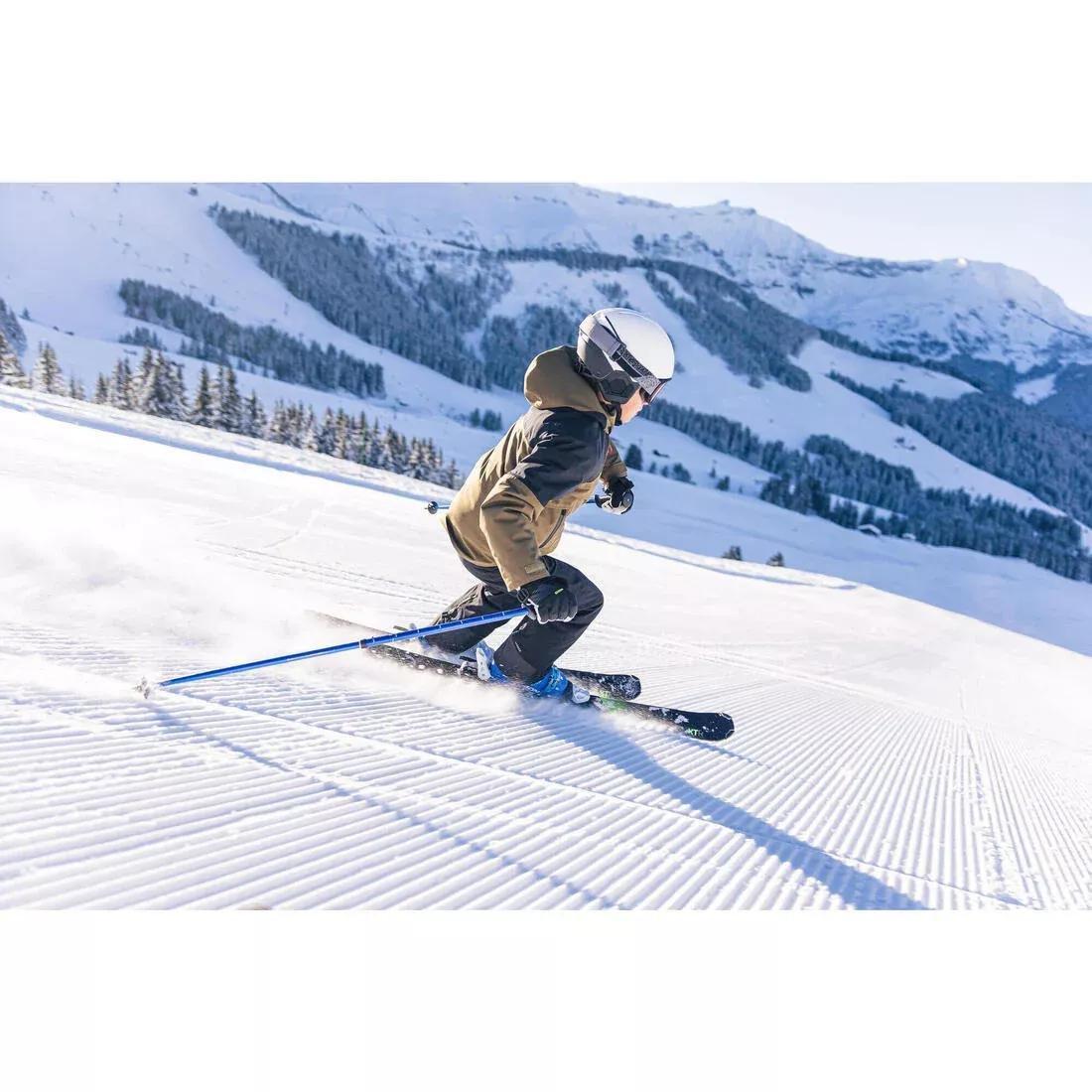 BLACK Kids' warm and waterproof ski trousers PNF 900, No Color, medium