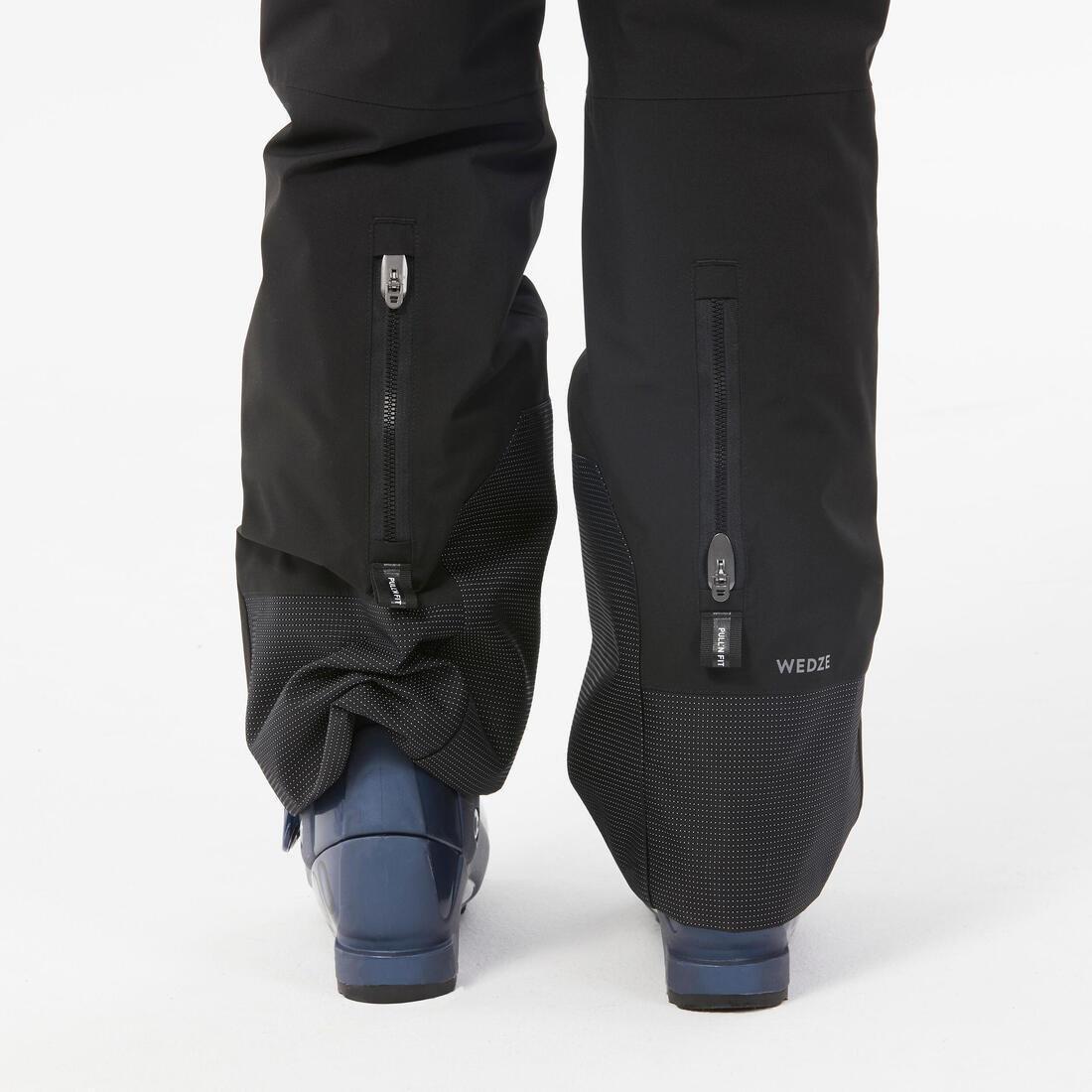 BLACK Kids' warm and waterproof ski trousers PNF 900, , large image number 9