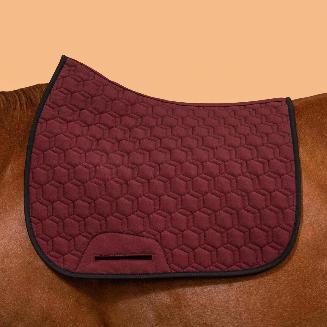FOUGANZA--SADDLE PAD 500 BLACK / BURGUNDY, 5401_000, large image number 5