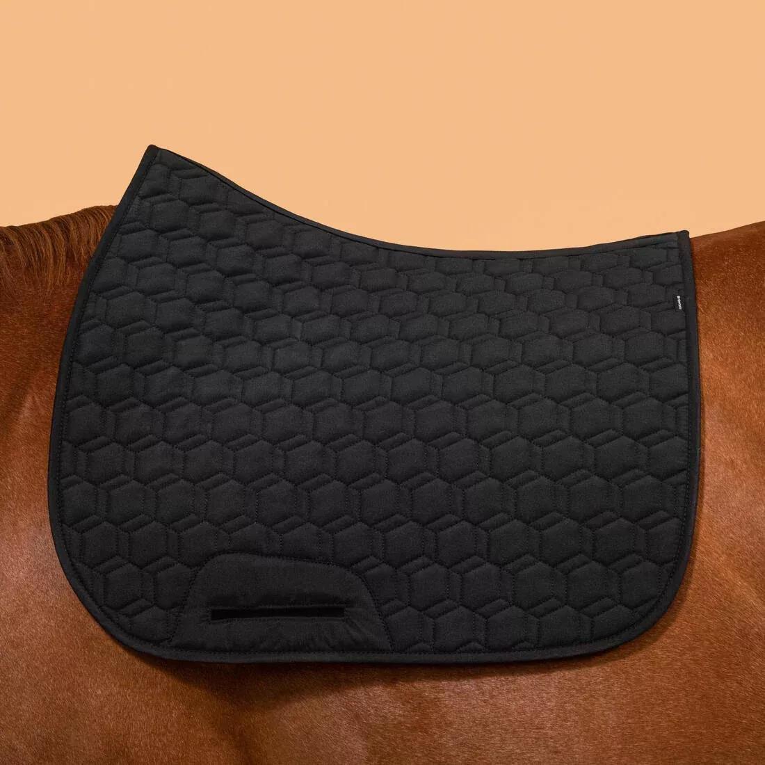 FOUGANZA--SADDLE PAD 500 BLACK / BURGUNDY, 5401_000, large image number 6