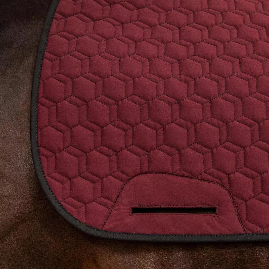 FOUGANZA--SADDLE PAD 500 BLACK / BURGUNDY, 5401_000, large image number 7