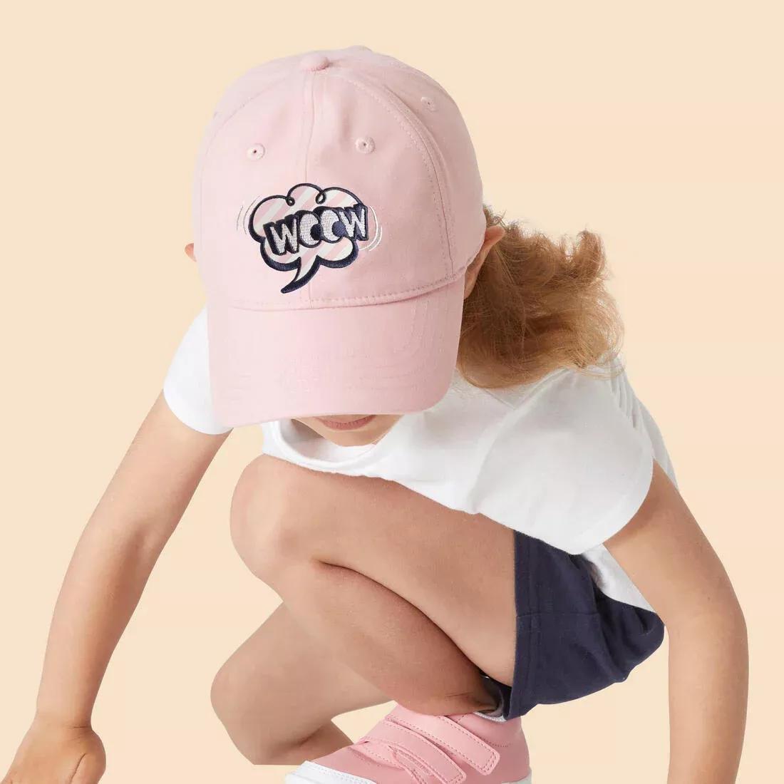 DOMYOS--CAP BABY PINK BIMBAMB OOM, 5401_000, large image number 1