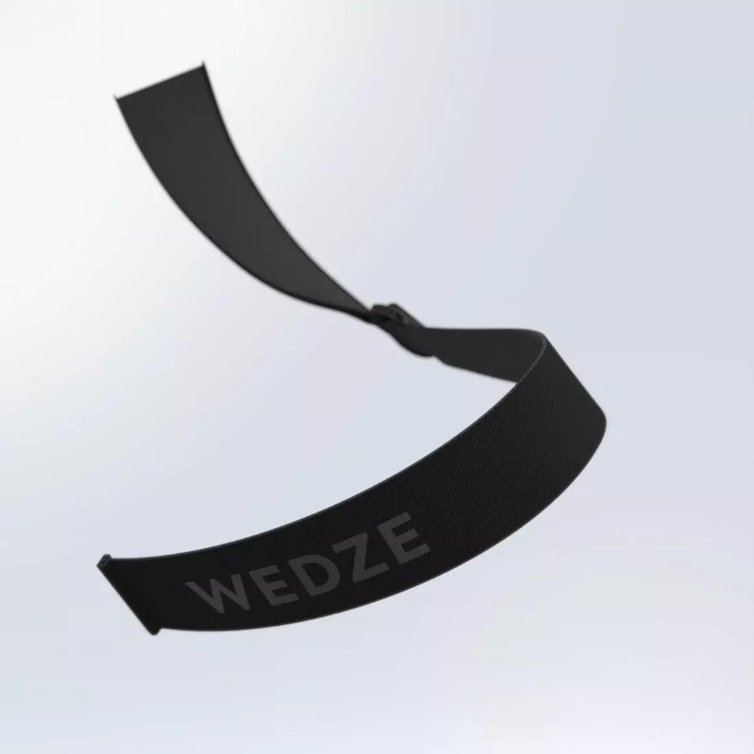 BLACK KIDS' AND ADULTS' SKIING AND SNOWBOARDING FINE WEATHER GOGGLES - G 100 S3, No Color, medium