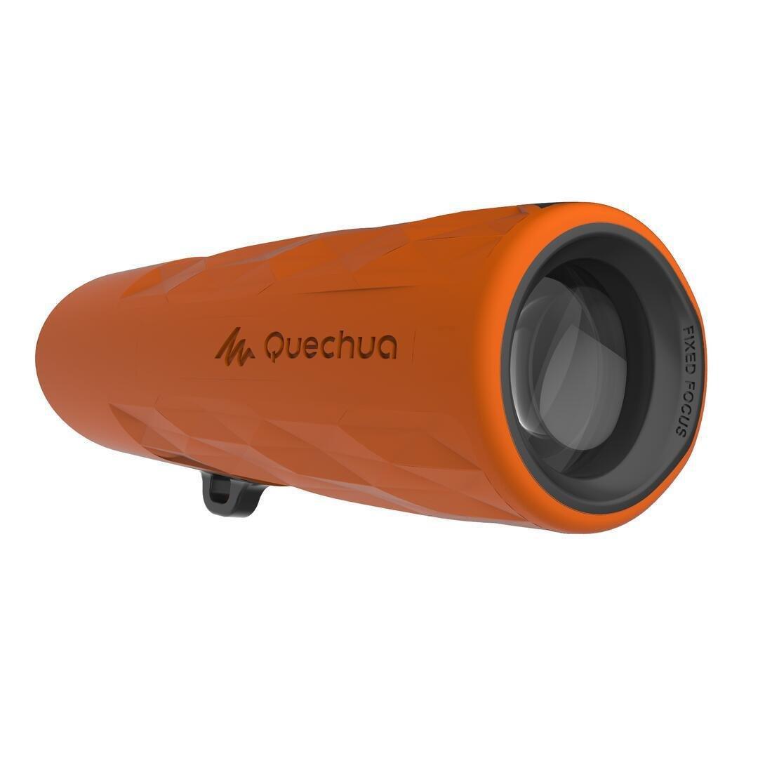 QUECHUA - Unisex Kids Fixed Focus Monocular - Magnification X6, Red