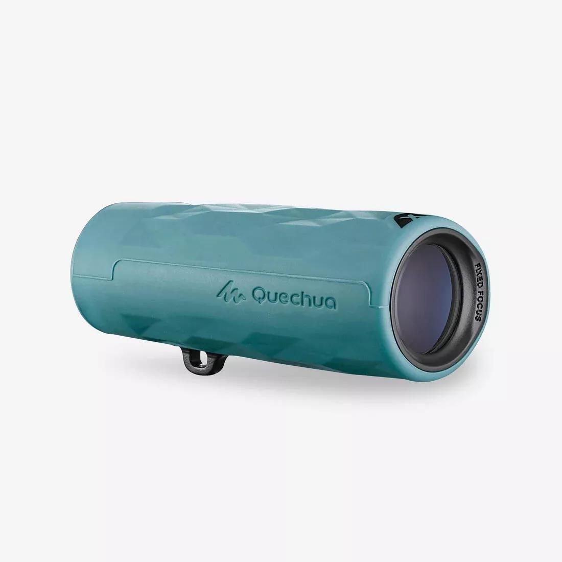 QUECHUA - Unisex Kids Fixed Focus Monocular - Magnification X6, Grey