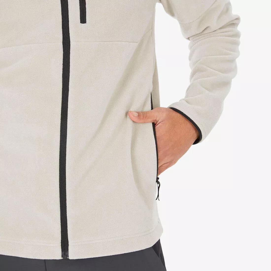 MEN'S FLEECE MH 500, lunar beige, 5401_000, large image number 3