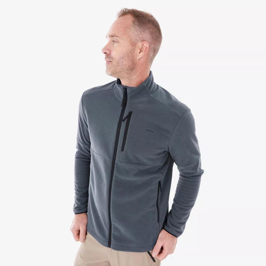Men's Fleece MH 500, Slate Grey, , large image number 1
