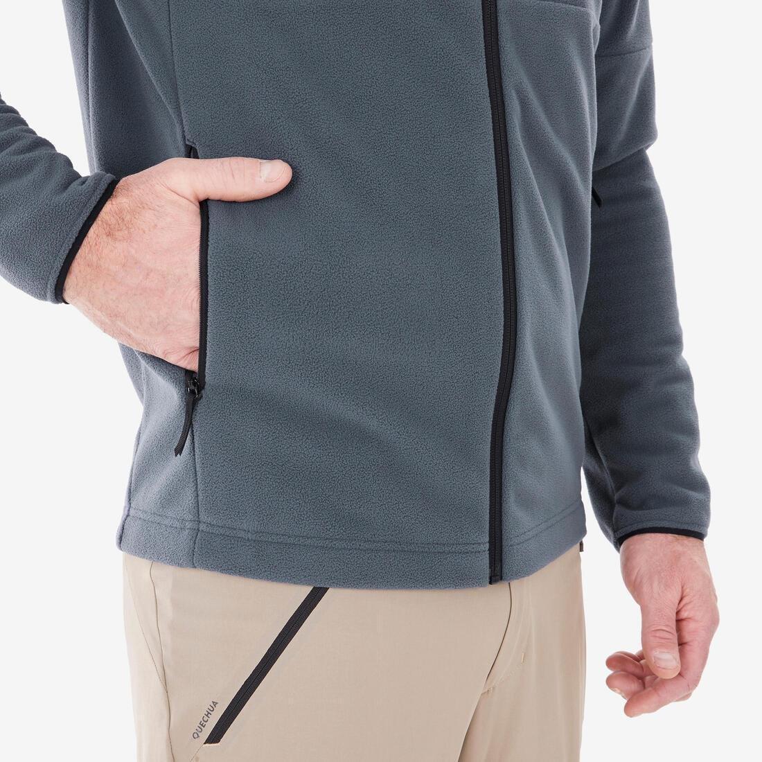 Men's Fleece MH 500, Slate Grey, No Color, large image number 4