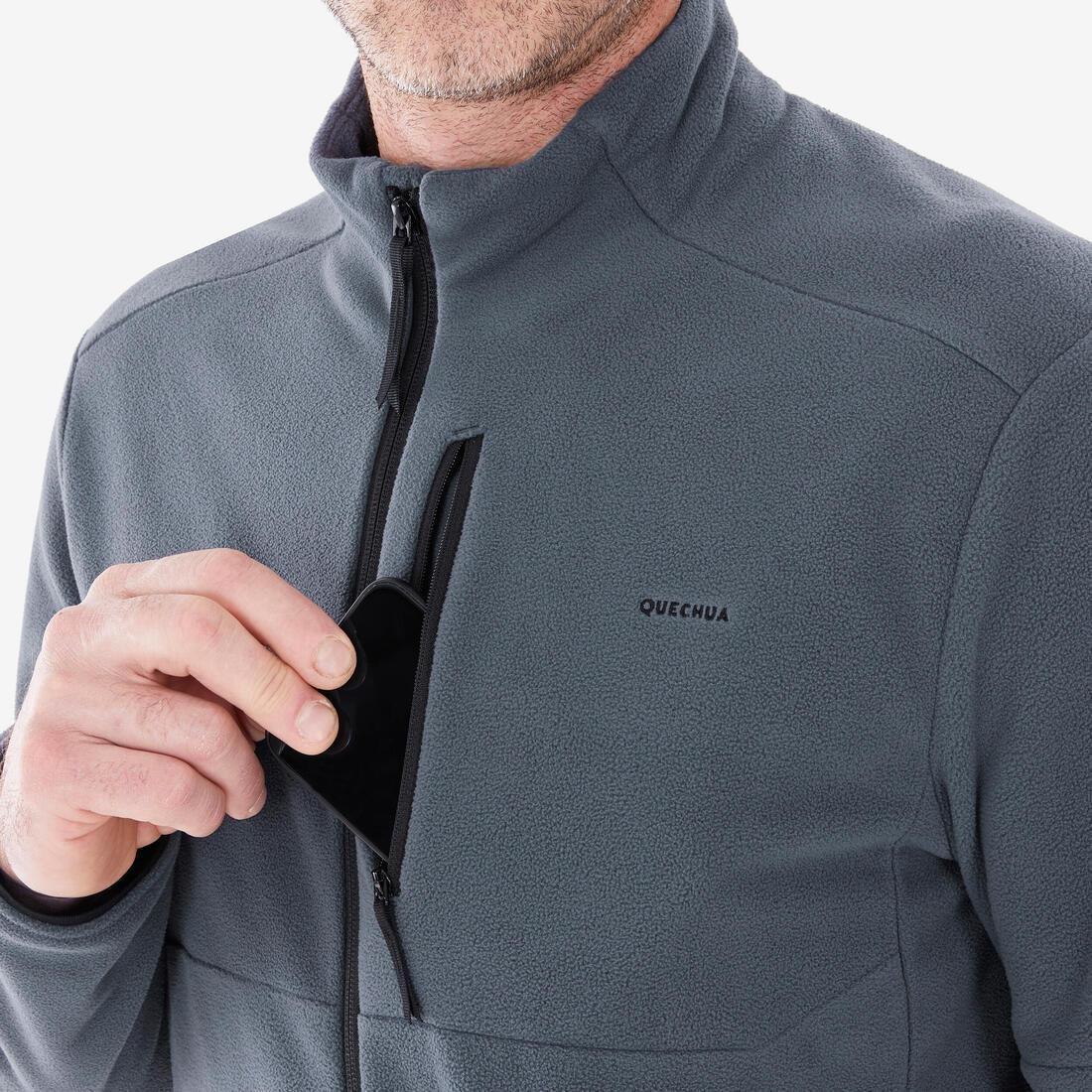 Men's Fleece MH 500, Slate Grey, , large image number 5