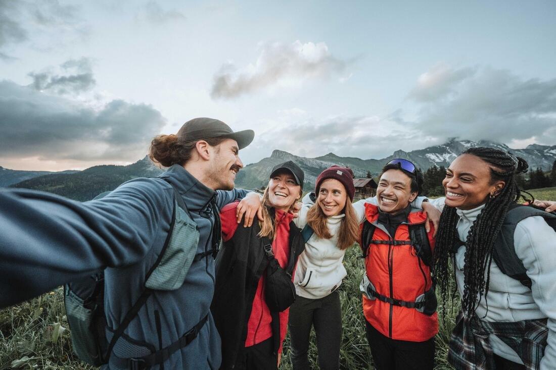 Men's Fleece MH 500, Slate Grey, No Color, medium