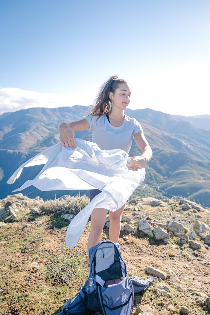 Women Ultra-Light Fast Hiking Backpack - Fh 500, Blue, No Color, large image number 10