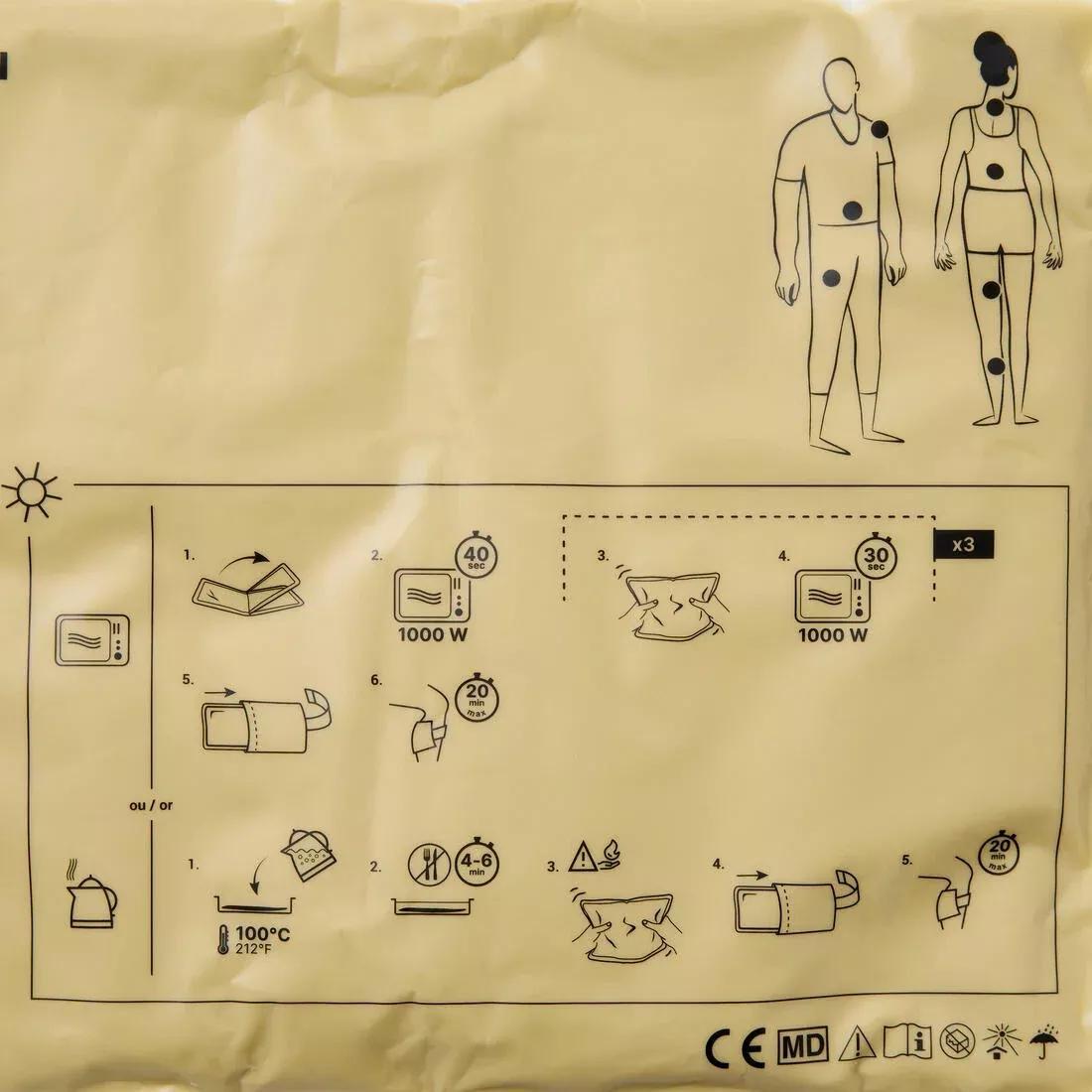 Hot/Cold Compress, Reusable Cold Pack - Size L, Black, No Color, large image number 7