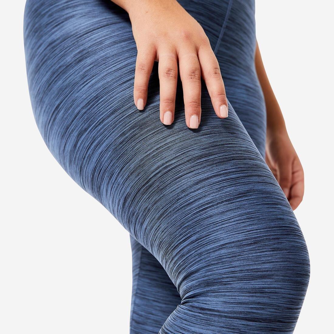 Women High-Waisted Cardio Fitness Leggings, Grey, , large image number 3