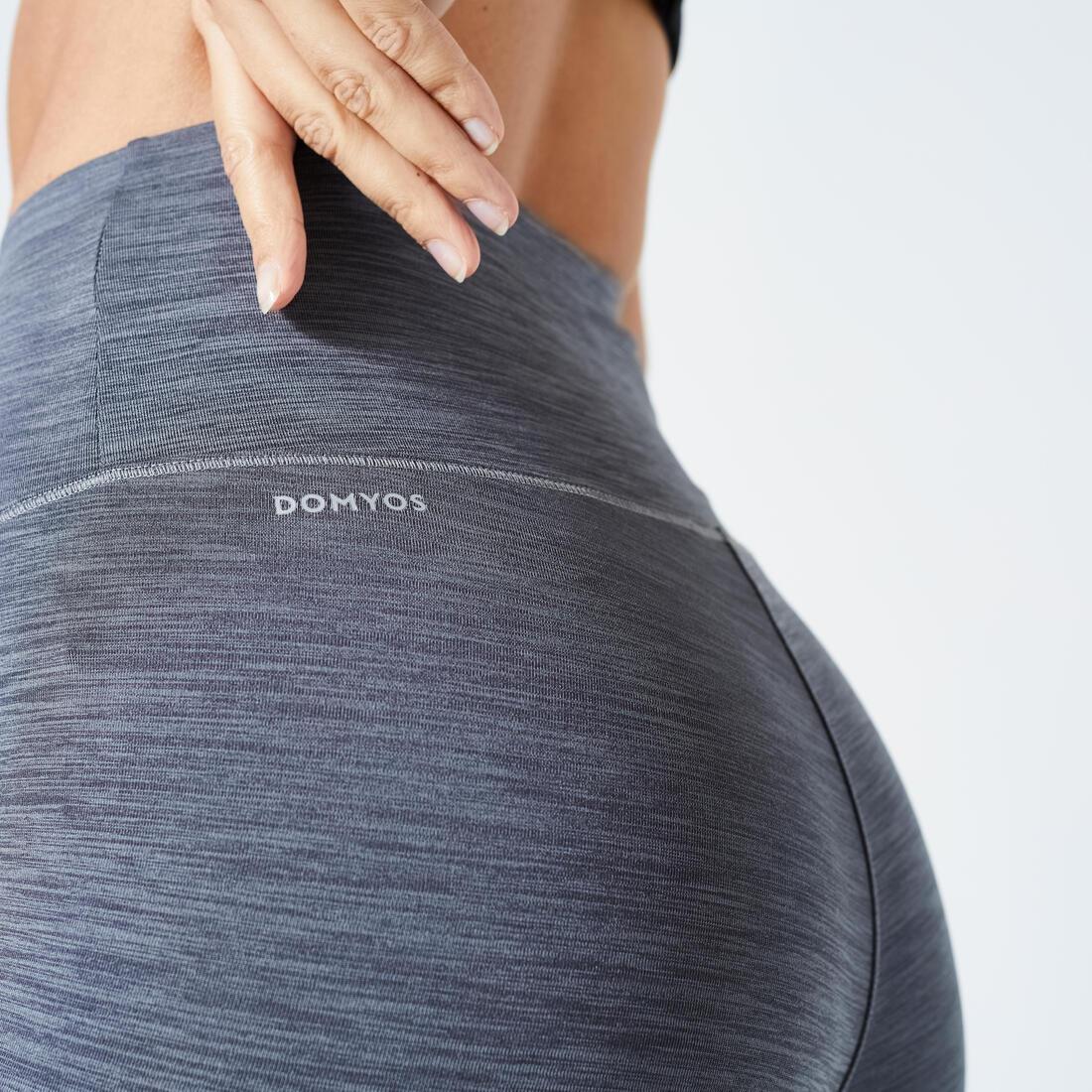 Women High-Waisted Cardio Fitness Leggings, Grey, , large image number 8