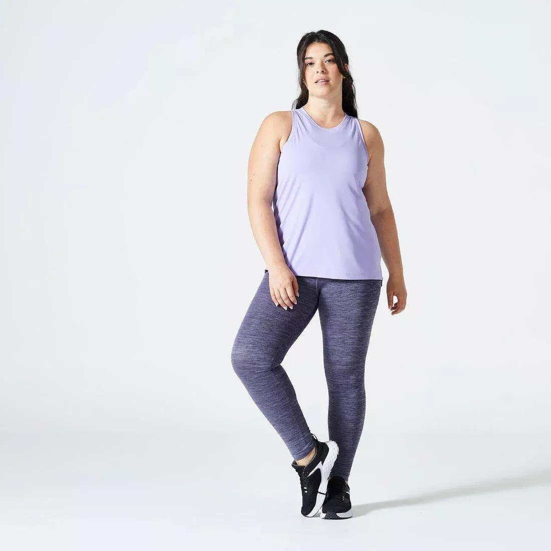 Women High-Waisted Cardio Fitness Leggings, Grey, , large image number 10