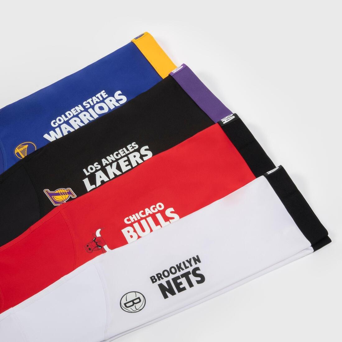 Kids Basketball 3/4 Leggings - 500 - Nba Los Angeles Lakers, Black, , large image number 6