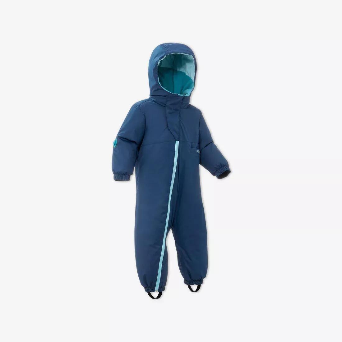 GREY Warm Baby Ski Suit - 500 Warm, , large image number 1