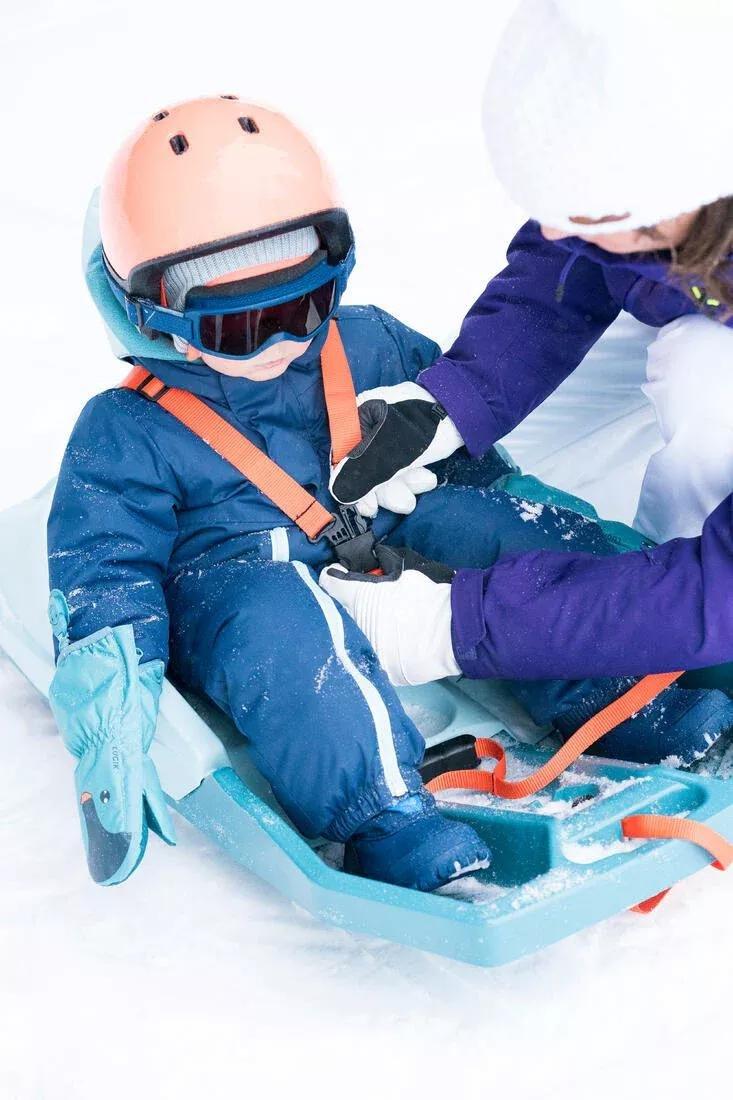 GREY Warm Baby Ski Suit - 500 Warm, , large image number 4