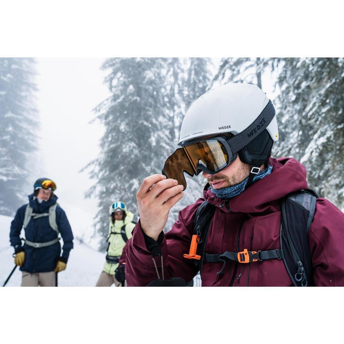Unisex Skiing And Snowboarding Goggles All Weather - G 500 I, Grey, , large image number 13
