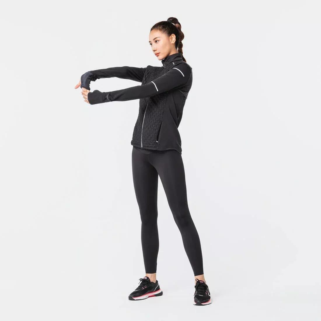 KIPRUN--TIGHT KIPRUN SUPPORT W BLACK, , large image number 7