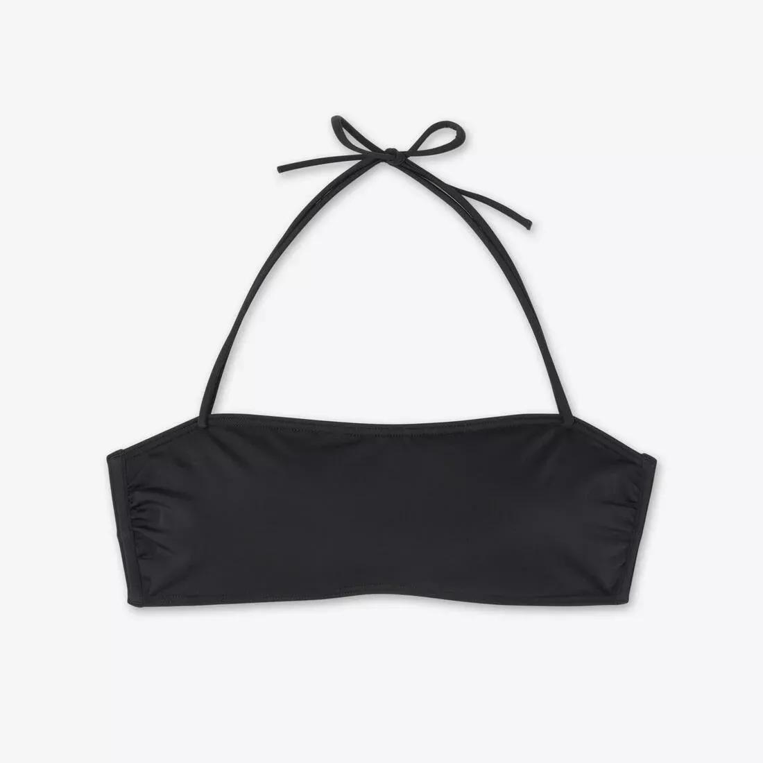 square-cut swimsuit top with detachable pads, Black, No Color, large image number 5