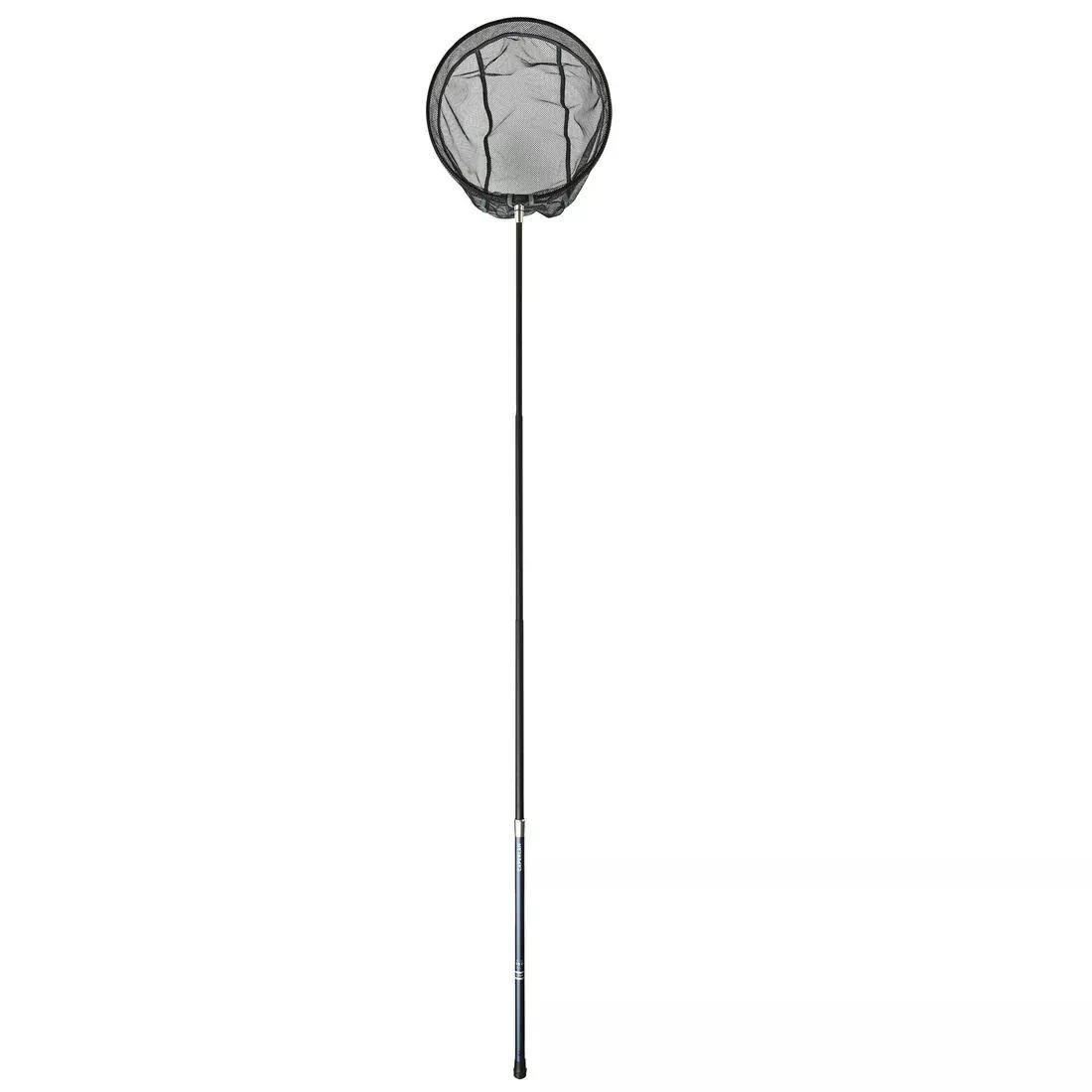 TELESCOPIC HANDLE + LANDING NET HEAD FOR LEARNING TO FISH FOR WHITEFISH, Black, No Color, large image number 5