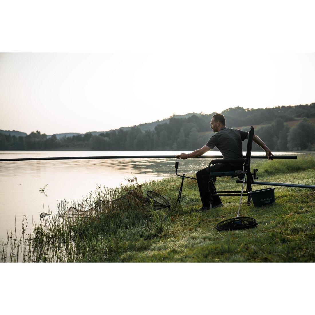 TELESCOPIC HANDLE + LANDING NET HEAD FOR LEARNING TO FISH FOR WHITEFISH, Black, No Color, large image number 6