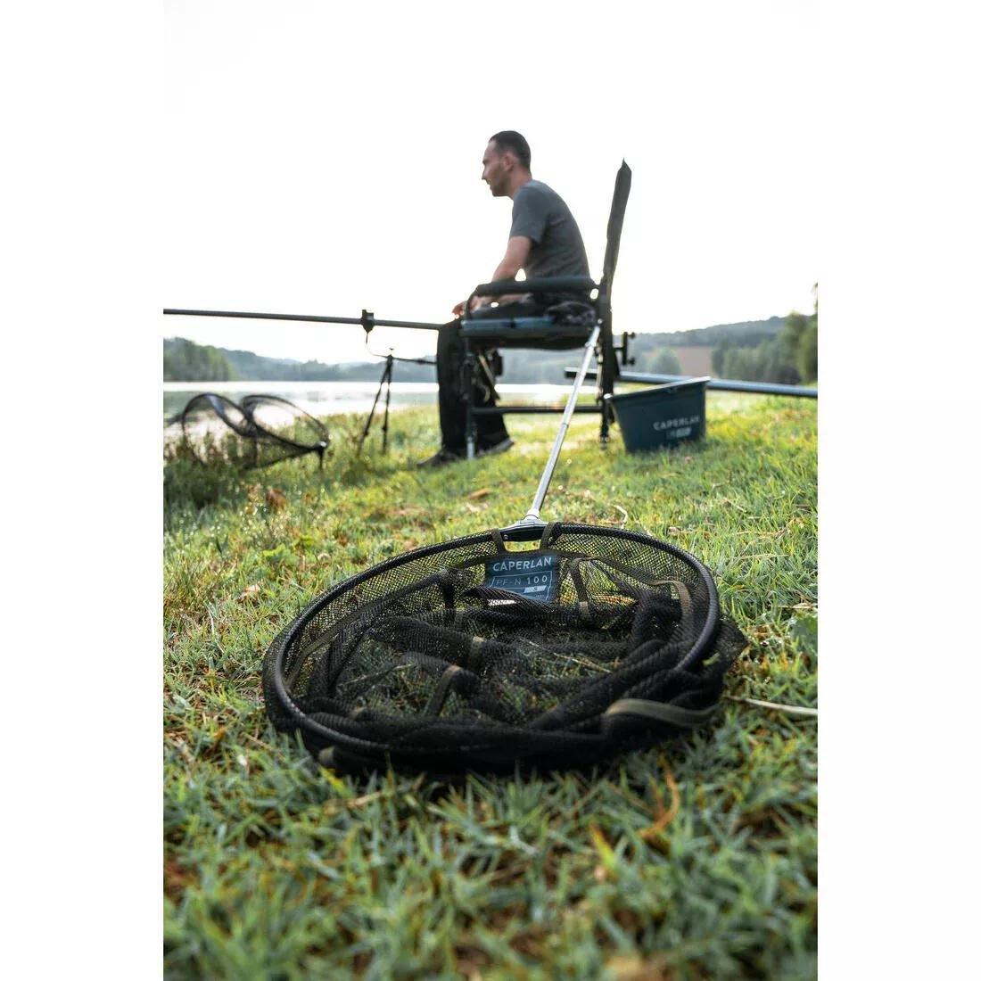 TELESCOPIC HANDLE + LANDING NET HEAD FOR LEARNING TO FISH FOR WHITEFISH, Black, No Color, large image number 7