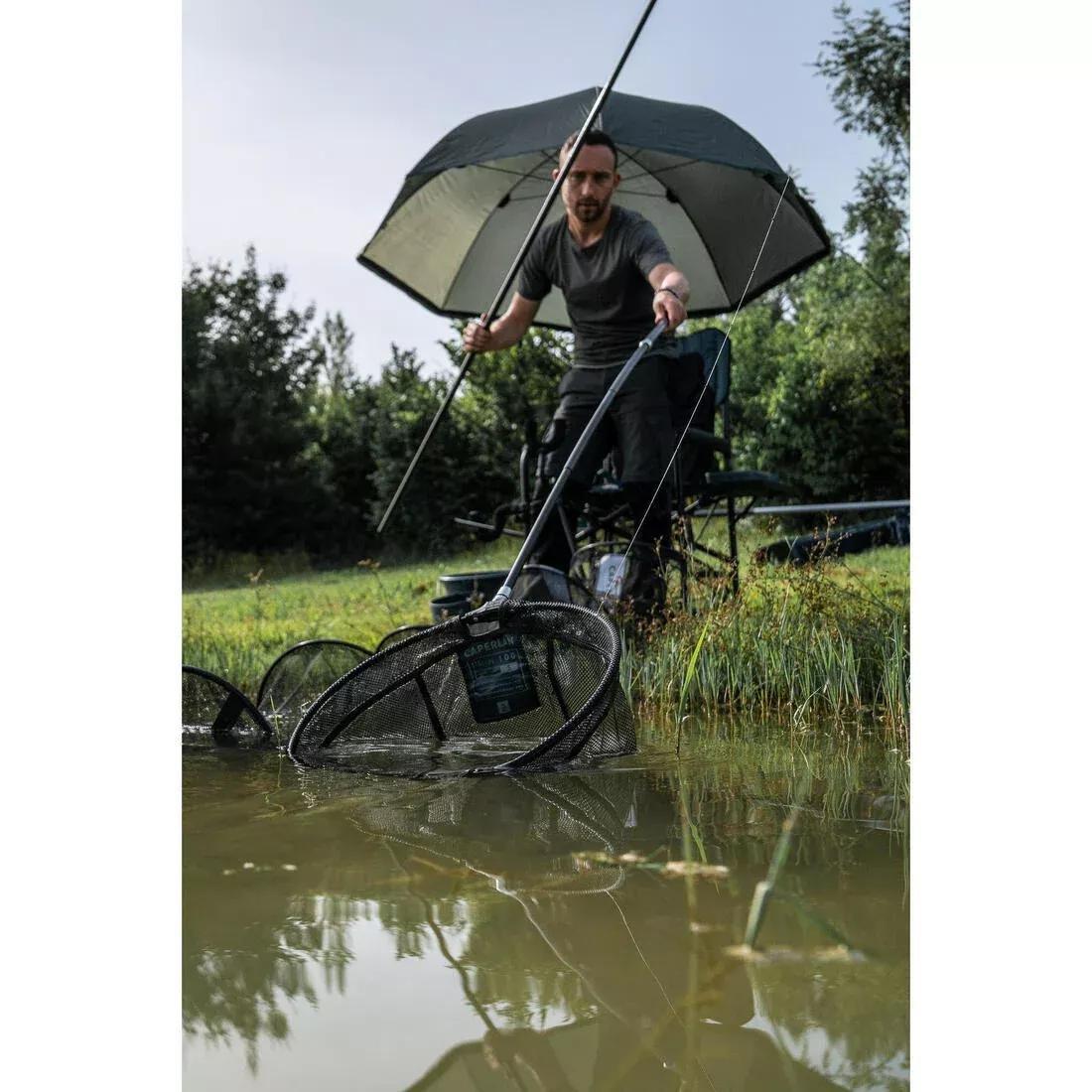 TELESCOPIC HANDLE + LANDING NET HEAD FOR LEARNING TO FISH FOR WHITEFISH, Black, No Color, large image number 9