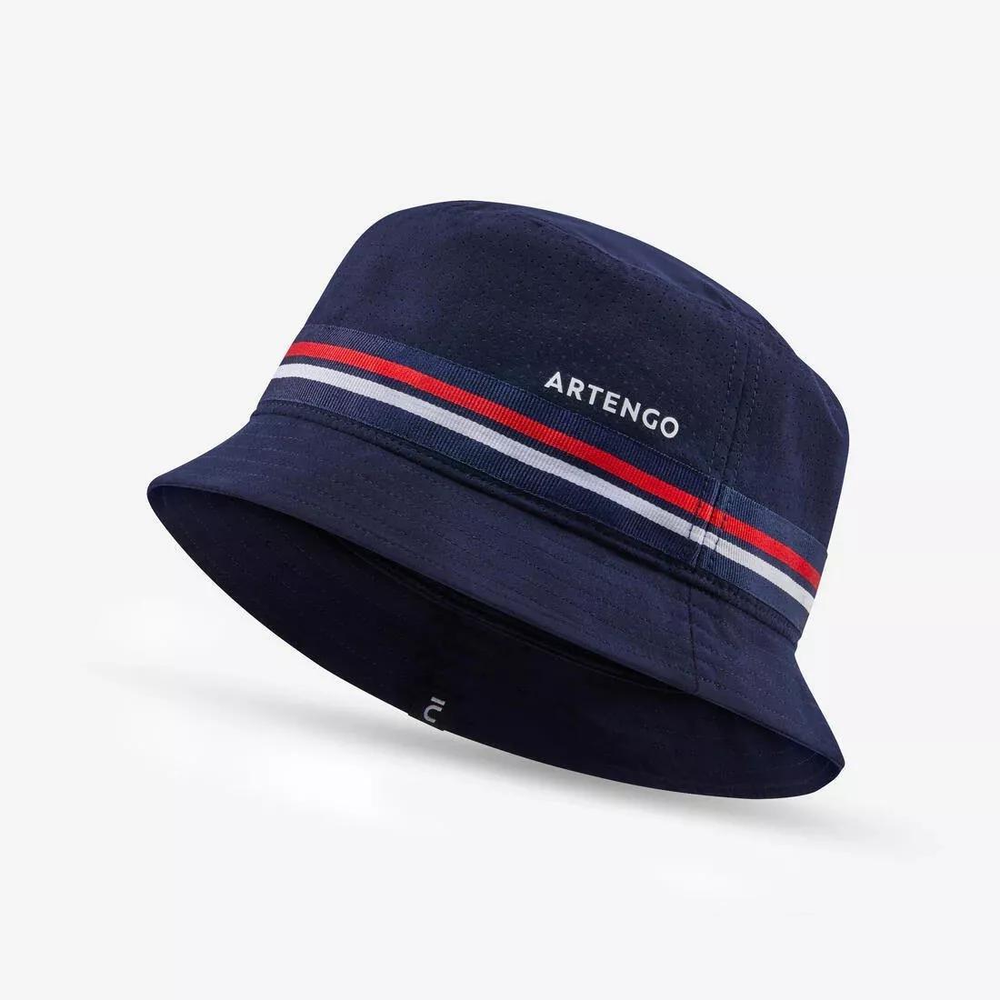 ASPHALT BLUE Tennis Bucket Hat Size 58, No Color, large image number 0