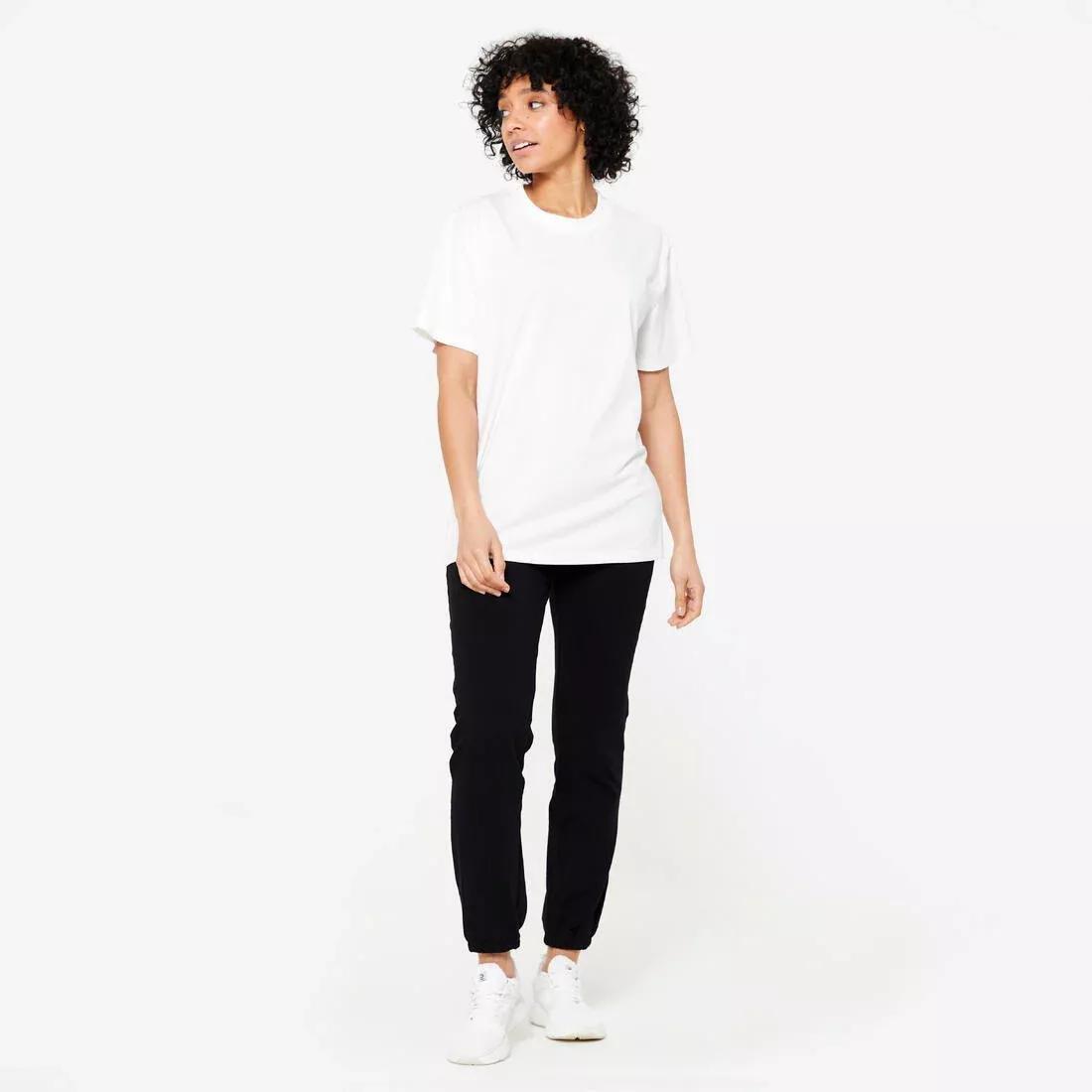 Women Fitness Jogging Bottoms - 100, Black, No Color, medium