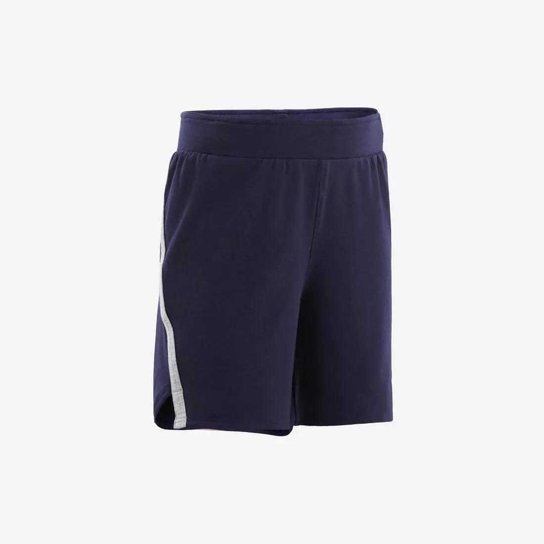 Kids Exercise Shorts 500, Navy, , medium