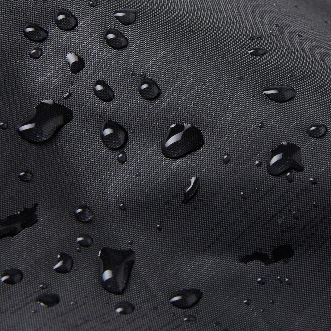 100 City Cycling Rain Poncho, Black, No Color, large image number 4