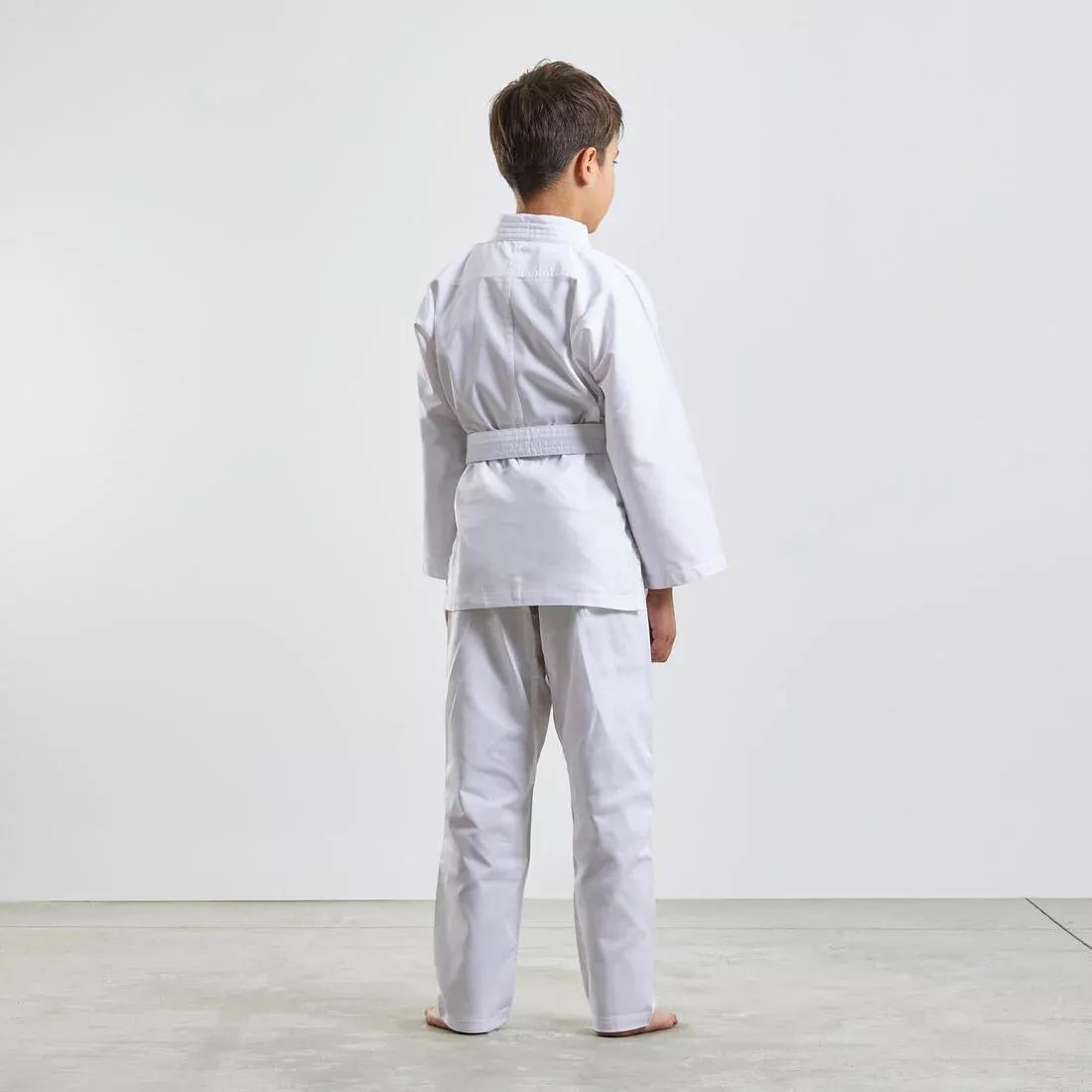 Kids Judo Uniform 100, White, No Color, large image number 2