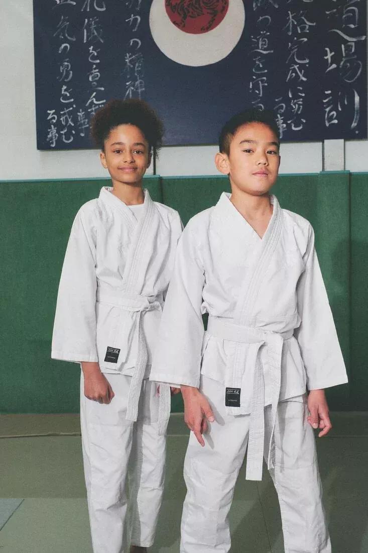 Kids Judo Uniform 100, White, , large image number 5