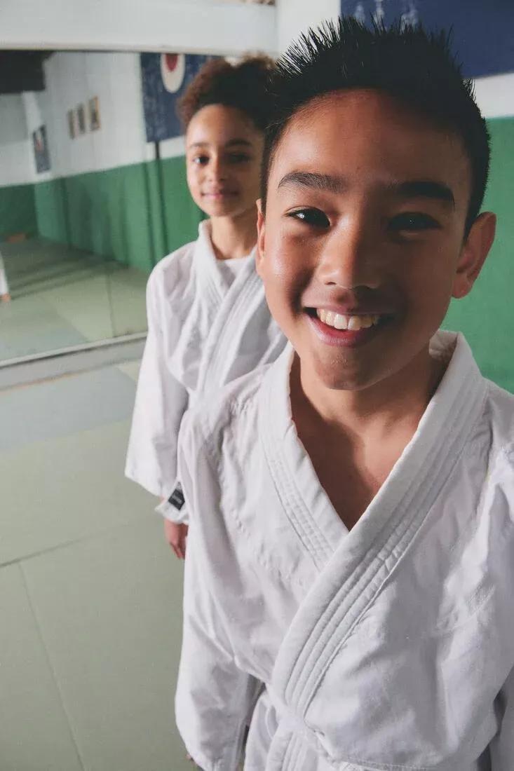 Kids Judo Uniform 100, White, No Color, large image number 10