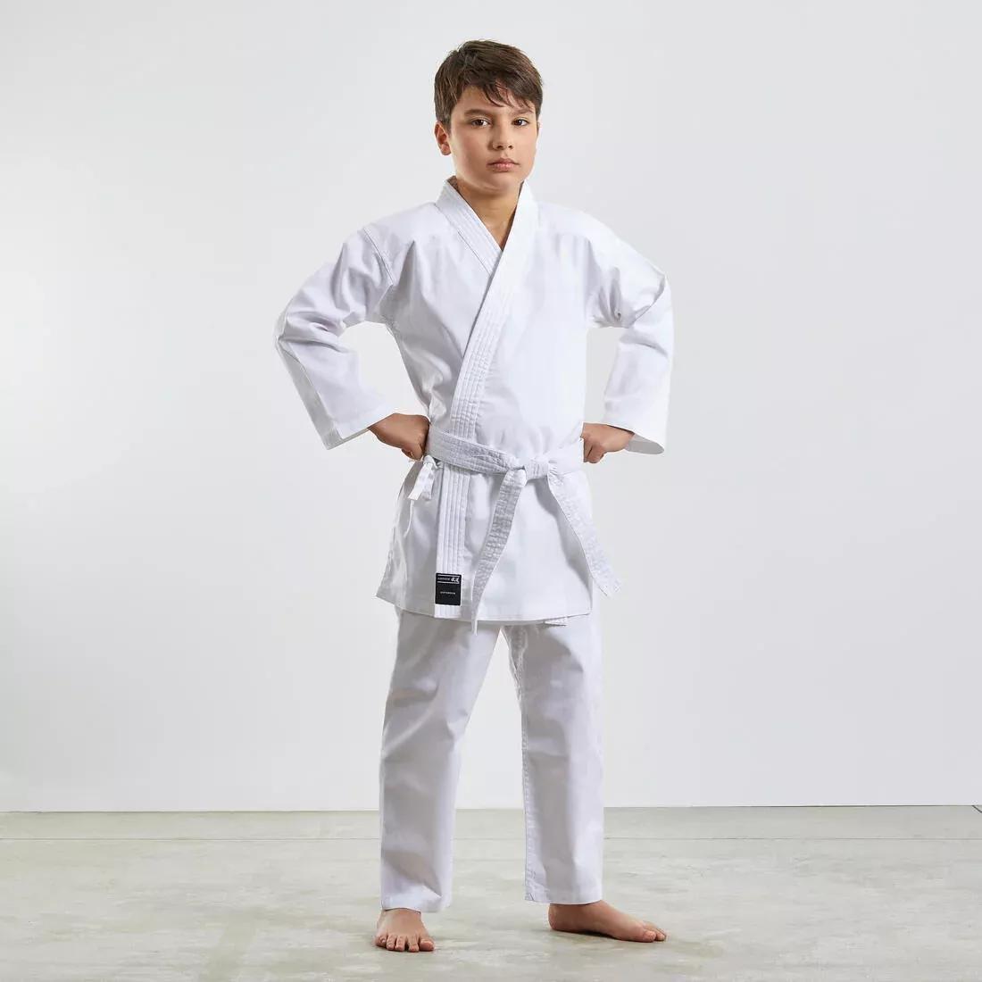 Kids Unisex Karate Uniform - 100, White, , large image number 0