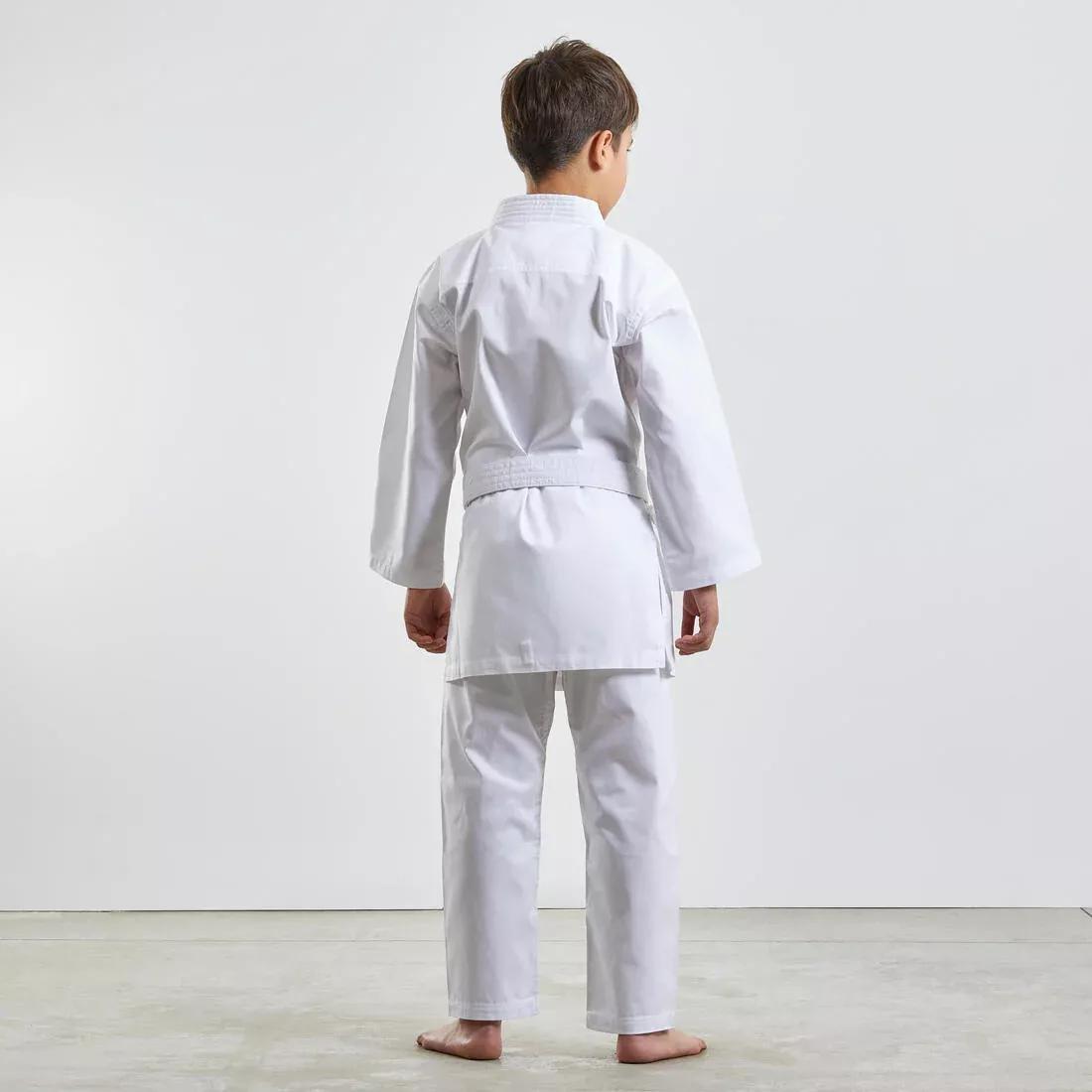 Kids Unisex Karate Uniform - 100, White, , large image number 2