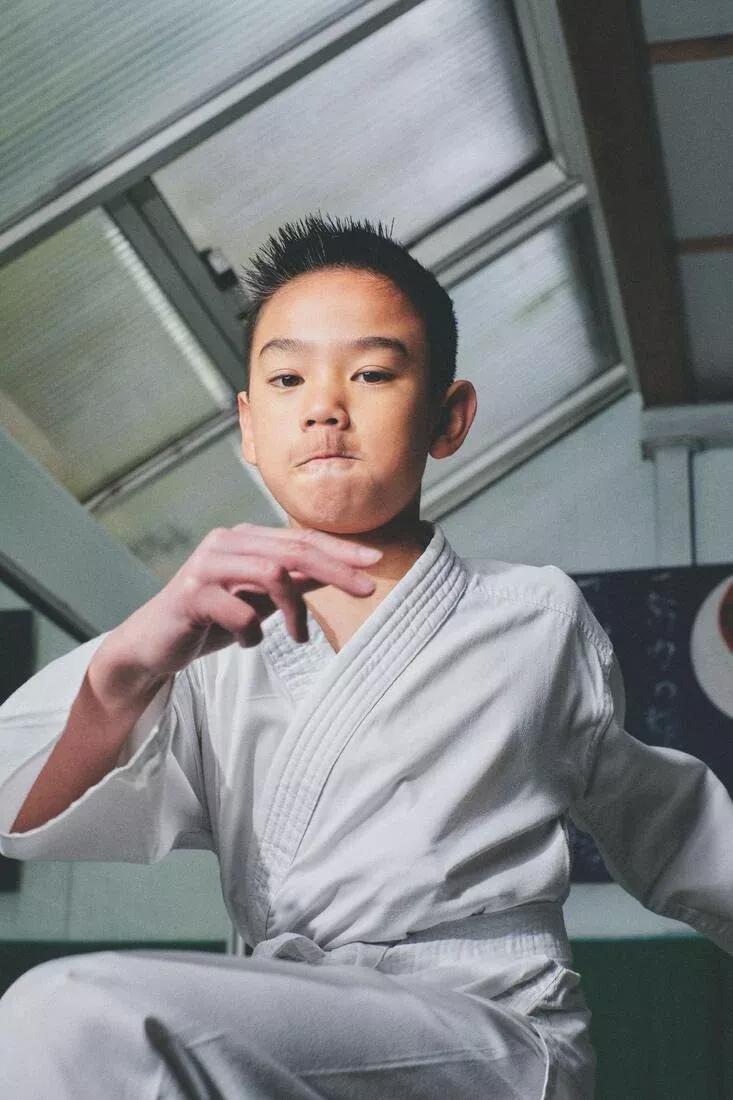 Kids Unisex Karate Uniform - 100, White, , large image number 7