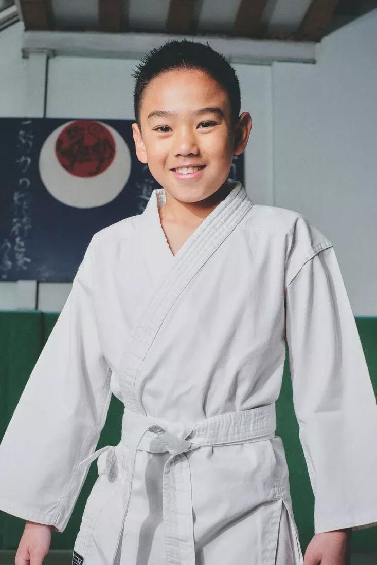 Kids Unisex Karate Uniform - 100, White, , large image number 8