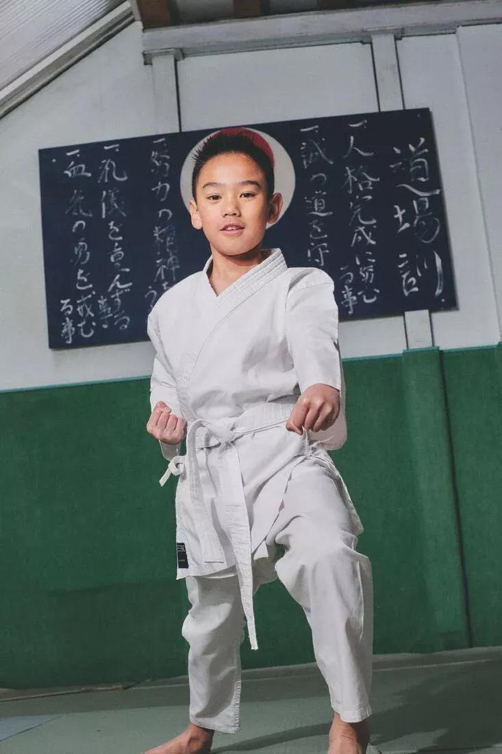 Kids Unisex Karate Uniform - 100, White, , large image number 10