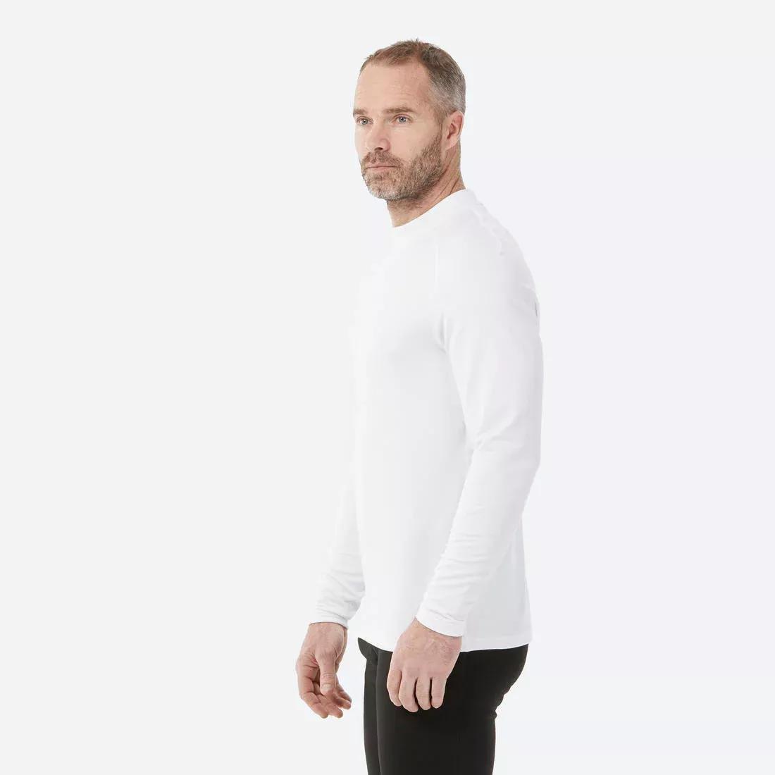 Men Thermal Ski Base Layer Top - Bl 500, Black, No Color, medium