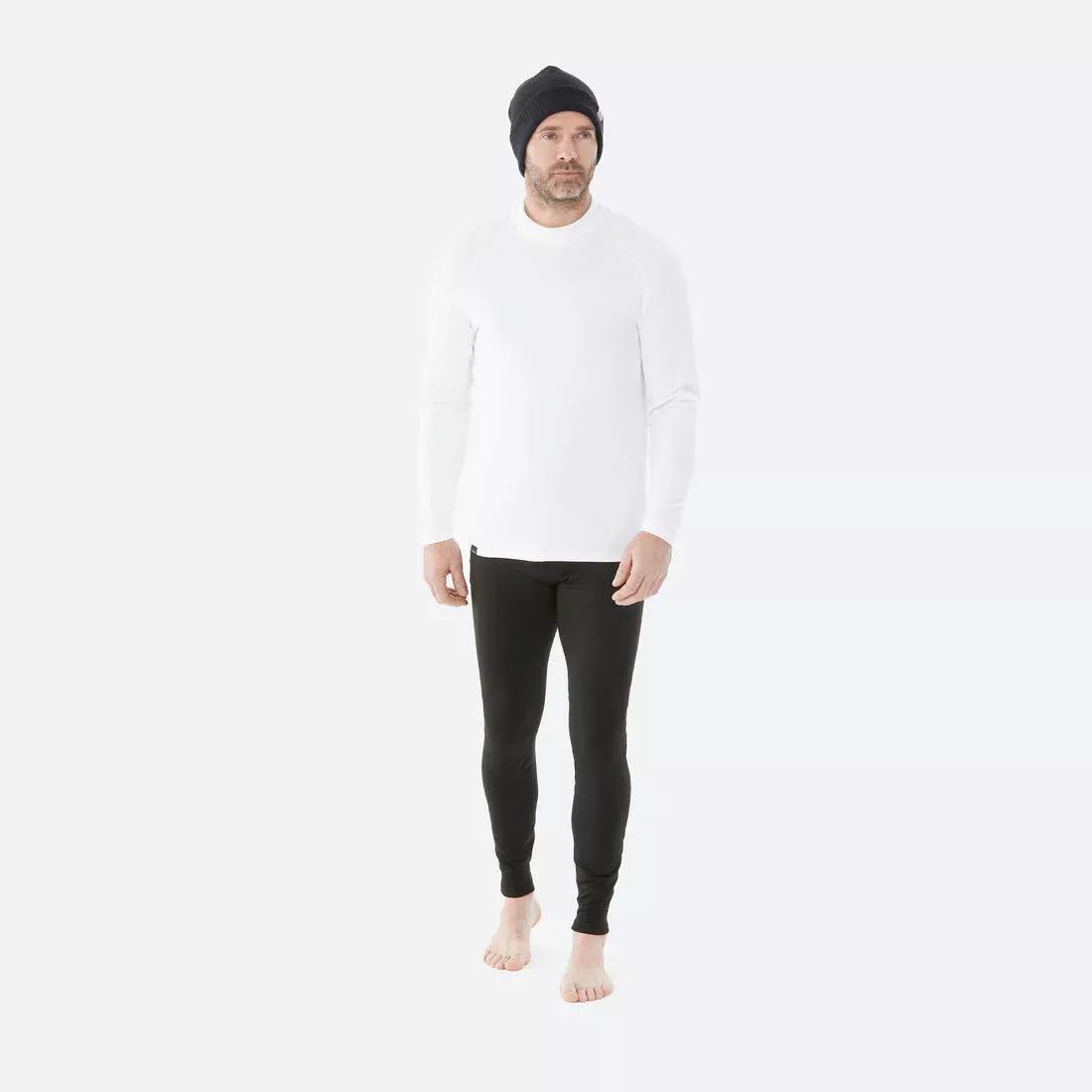 Men Thermal Ski Base Layer Top - Bl 500, Black, No Color, medium