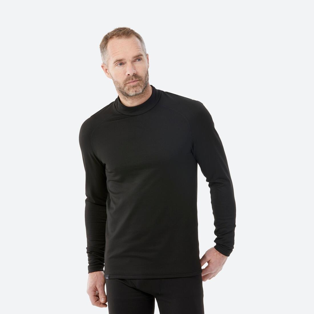 Men Thermal Ski Base Layer Top - Bl 500, Snow White, , large image number 1