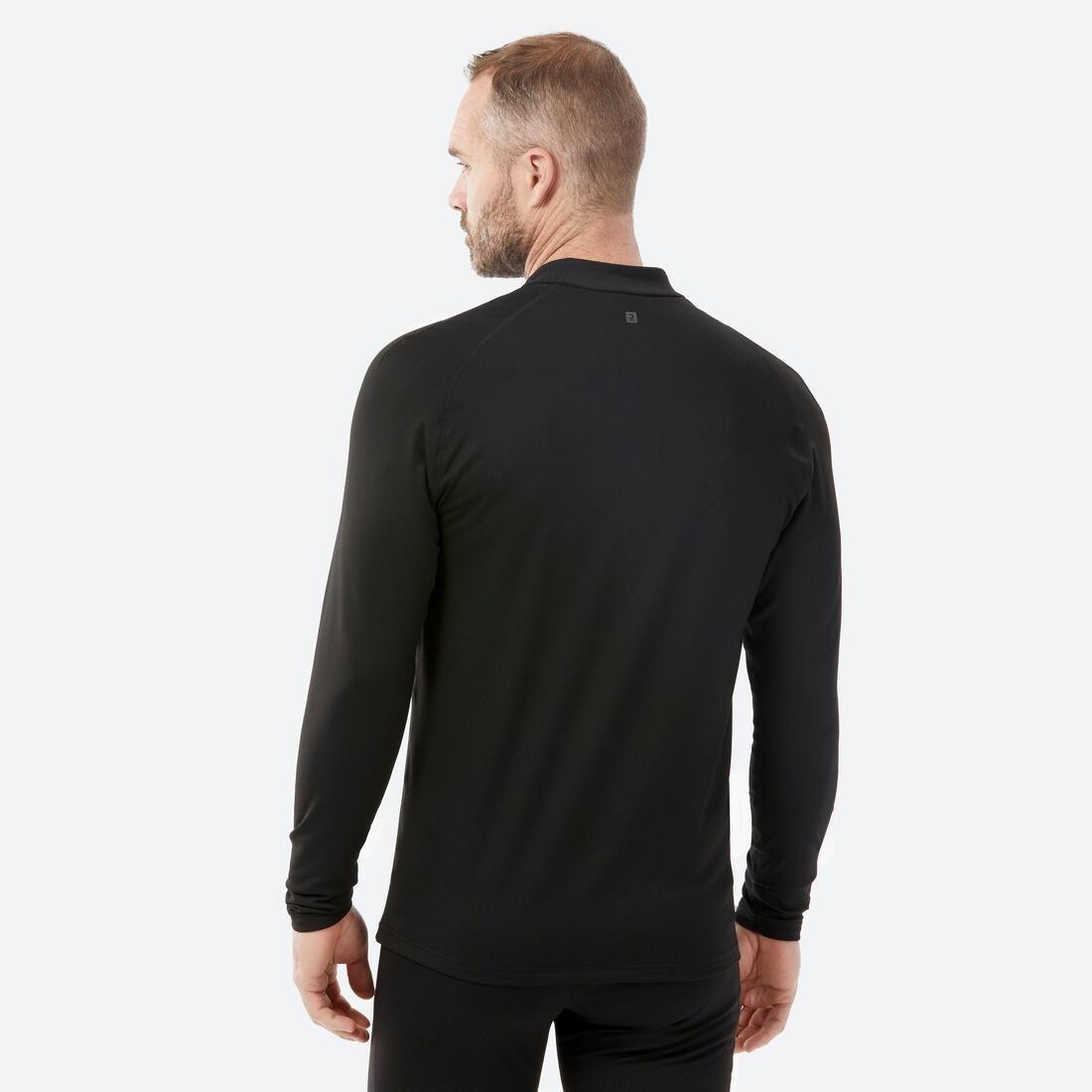 Men Thermal Ski Base Layer Top - Bl 500, Snow White, , large image number 6