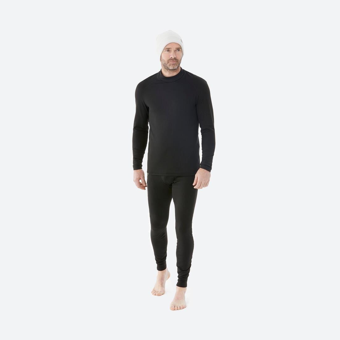 Men Thermal Ski Base Layer Top - Bl 500, Snow White, , large image number 7
