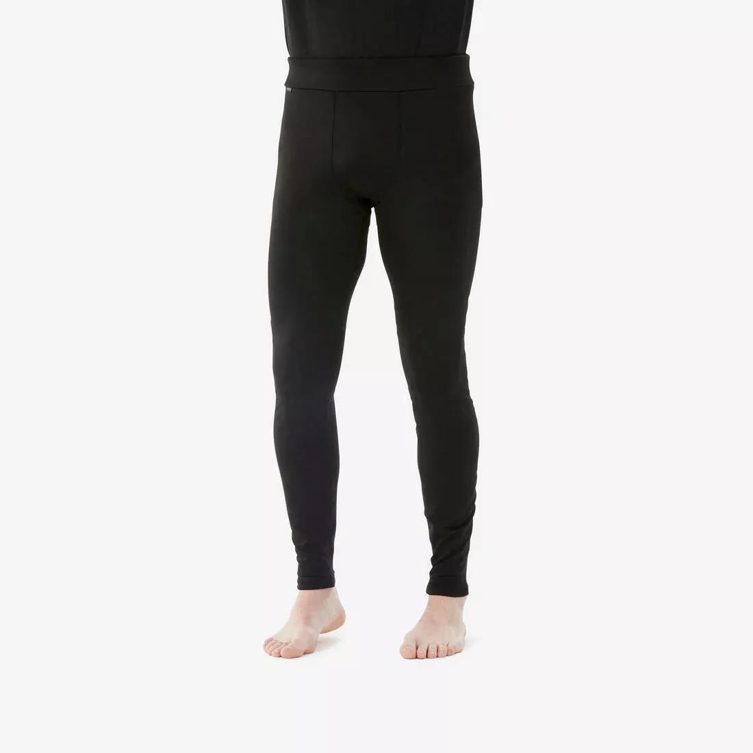 Men Ski Base Layer Bottoms - Bl 500, Black, , large image number 0