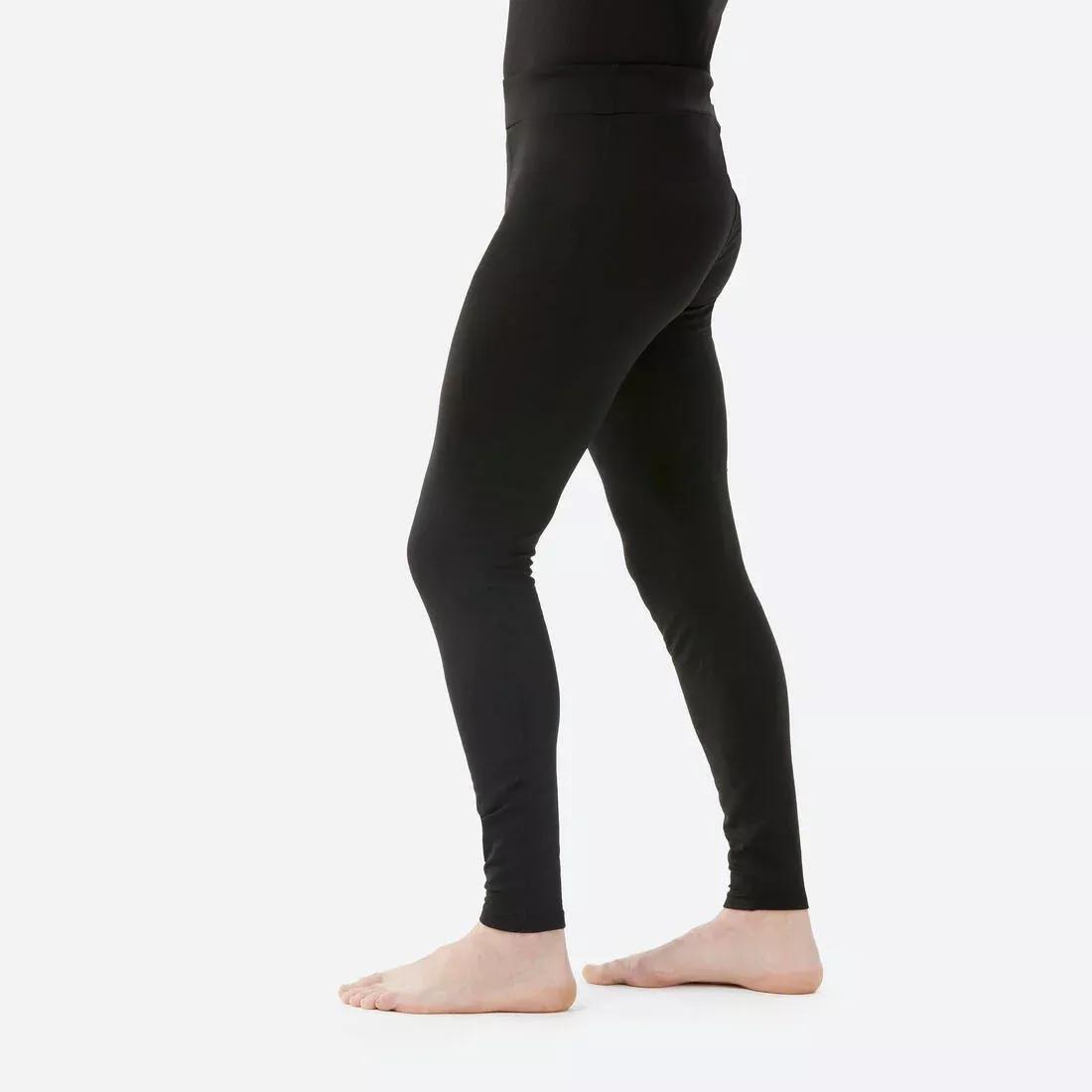 Men Ski Base Layer Bottoms - Bl 500, Black, No Color, medium