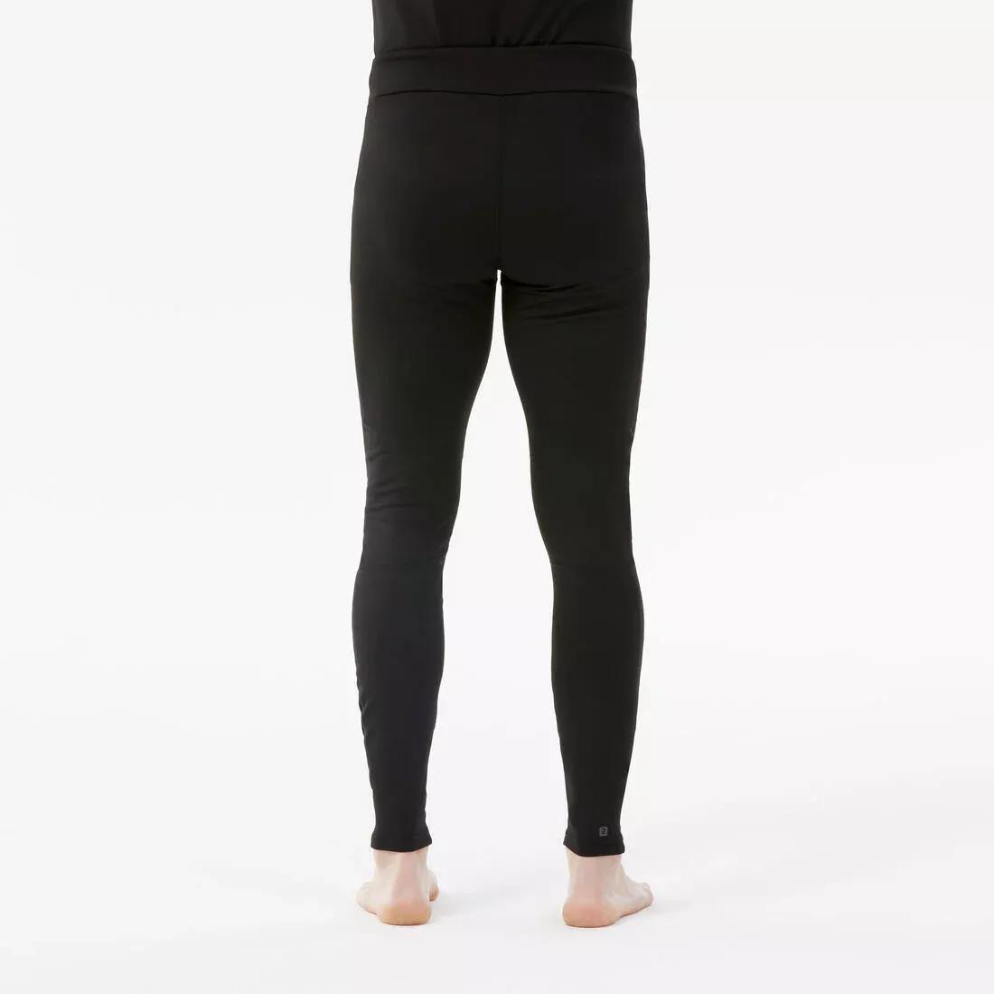 Men Ski Base Layer Bottoms - Bl 500, Black, No Color, medium