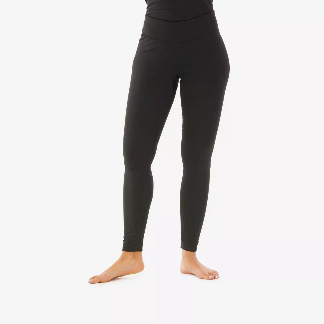 Women Ski Base Layer Bottoms - Bl 500, Black, , medium